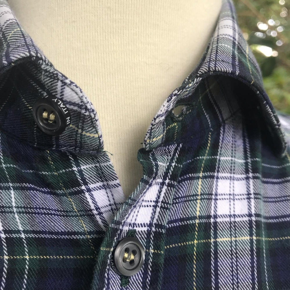 Dsquared2 Multi Plaid Button Down Shirt - Picture 5 of 8